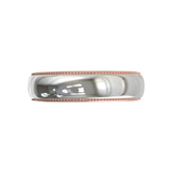 Argolla Milgrain 2 Tonos OB/OR