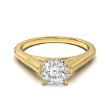 Cathedral Solitaire Frame 1.8mm thickness Yellow Gold