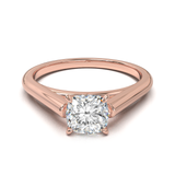 Cathedral Solitaire Frame 1.8mm thickness Rose Gold