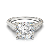 Cathedral Solitaire Frame 1.8mm thickness White Gold