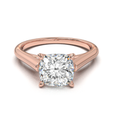 Cathedral Solitaire Frame 1.8mm thickness Rose Gold