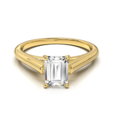 Cathedral Solitaire Frame 1.8mm thickness Yellow Gold