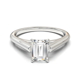 Cathedral Solitaire Frame 1.8mm thickness White Gold