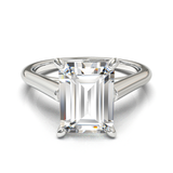 Cathedral Solitaire Frame 1.8mm thickness White Gold