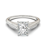 Cathedral Solitaire Frame 1.8mm thickness White Gold