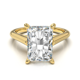 Cathedral Solitaire Frame 1.8mm thickness Yellow Gold