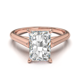 Cathedral Solitaire Frame 1.8mm thickness Rose Gold