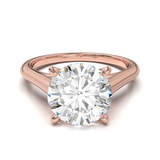 Cathedral Solitaire Frame 1.8mm thickness Rose Gold