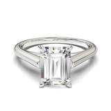 Cathedral Solitaire Frame 1.8mm thickness White Gold