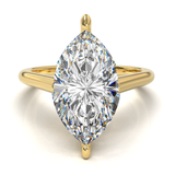 Cathedral Solitaire Frame 1.8mm thickness Yellow Gold
