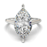 Cathedral Solitaire Frame 1.8mm thickness White Gold