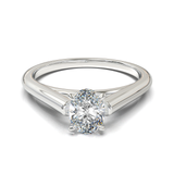 Cathedral Solitaire Frame 1.8mm thickness White Gold