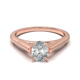 Cathedral Solitaire Frame 1.8mm thickness Rose Gold