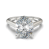 Cathedral Solitaire Frame 1.8mm thickness White Gold