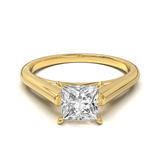 Cathedral Solitaire Frame 1.8mm thickness Yellow Gold