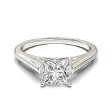 Cathedral Solitaire Frame 1.8mm thickness White Gold