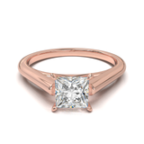 Cathedral Solitaire Frame 1.8mm thickness Rose Gold