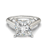Cathedral Solitaire Frame 1.8mm thickness White Gold