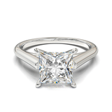 Cathedral Solitaire Frame 1.8mm thickness White Gold