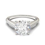 Cathedral Solitaire Frame 1.8mm thickness White Gold