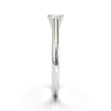 Cathedral Solitaire Frame 1.8mm thickness White Gold