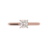Cathedral Solitaire Frame 1.8mm thickness Rose Gold