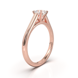 Cathedral Solitaire Frame 1.8mm thickness Rose Gold