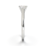 Cathedral Solitaire Frame 1.8mm thickness White Gold