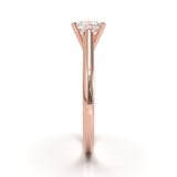 Cathedral Solitaire Frame 1.8mm thickness Rose Gold