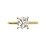 Cathedral Solitaire Frame 1.8mm thickness Yellow Gold