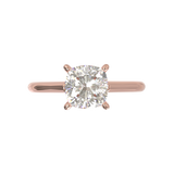 Cathedral Solitaire Frame 1.8mm thickness Rose Gold