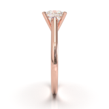 Cathedral Solitaire Frame 1.8mm thickness Rose Gold