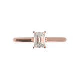 Cathedral Solitaire Frame 1.8mm thickness Rose Gold