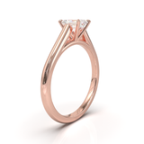 Cathedral Solitaire Frame 1.8mm thickness Rose Gold
