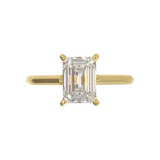 Cathedral Solitaire Frame 1.8mm thickness Yellow Gold