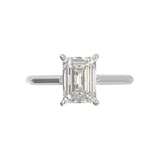 Cathedral Solitaire Frame 1.8mm thickness White Gold