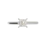 Cathedral Solitaire Frame 1.8mm thickness White Gold