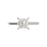 Cathedral Solitaire Frame 1.8mm thickness White Gold