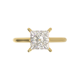 Cathedral Solitaire Frame 1.8mm thickness Yellow Gold