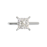 Cathedral Solitaire Frame 1.8mm thickness White Gold