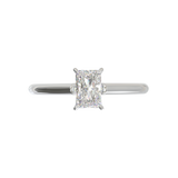 Cathedral Solitaire Frame 1.8mm thickness White Gold