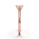 Cathedral Solitaire Frame 1.8mm thickness Rose Gold