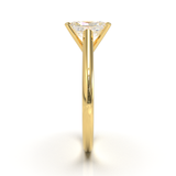 Cathedral Solitaire Frame 1.8mm thickness Yellow Gold