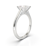 Cathedral Solitaire Frame 1.8mm thickness White Gold