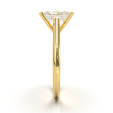 Cathedral Solitaire Frame 1.8mm thickness Yellow Gold