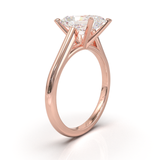Cathedral Solitaire Frame 1.8mm thickness Rose Gold