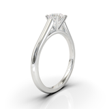 Cathedral Solitaire Frame 1.8mm thickness White Gold
