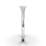 Cathedral Solitaire Frame 1.8mm thickness White Gold