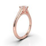 Cathedral Solitaire Frame 1.8mm thickness Rose Gold