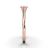 Cathedral Solitaire Frame 1.8mm thickness Rose Gold